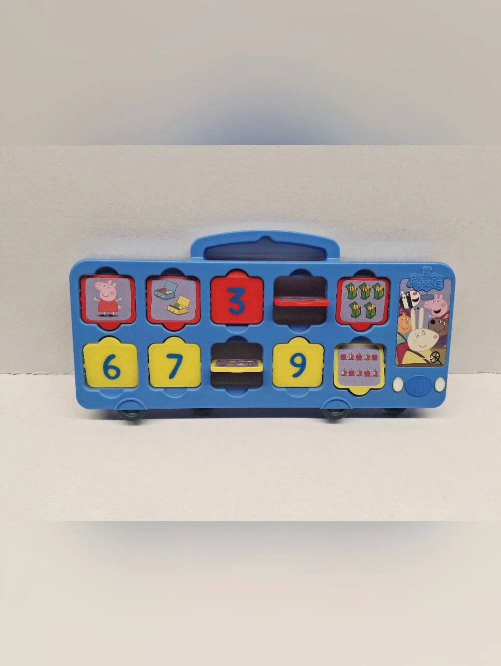 Peppa Pig's Interactive 123 Bus – Numbers 1 to 10 Preschool Counting Toy